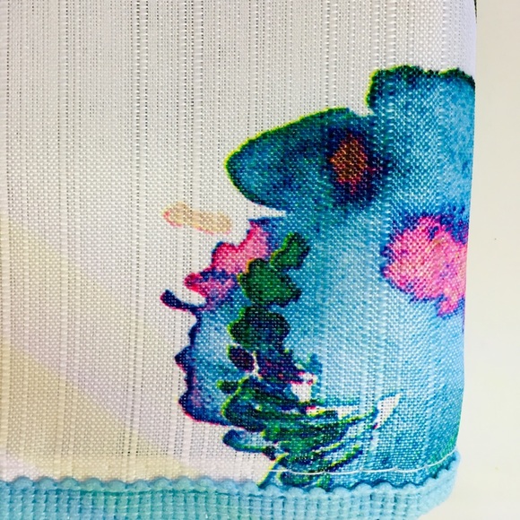 Amarylis Fabric Shower Curtain Pompom Watercolors - Picture 5 of 14